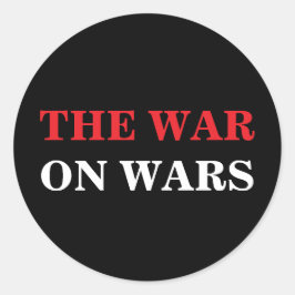 Adesivo A Guerra contra Guerras