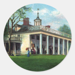 Adesivo A herdade Mount Vernon de Washington, VA