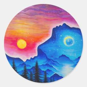 Adesivo A história do sol e da lua