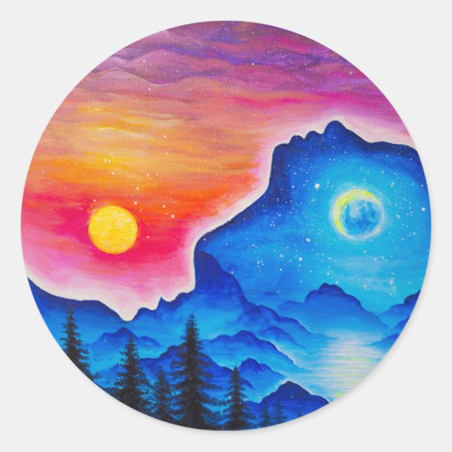 Adesivo A história do sol e da lua (Frente)