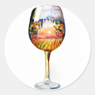 Adesivo A história do vinho