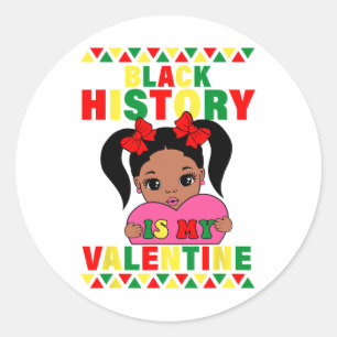 Adesivo A História Negra É Minha Namorados A Menina Americ