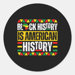Adesivo A História Negra É Orgulho Da História Americana M