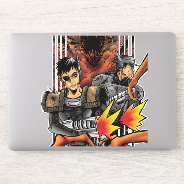 Adesivo A.I.Wars vinyl sticker (Computador)