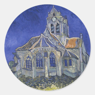 Adesivo A Igreja em Auvers de Vincent van Gogh