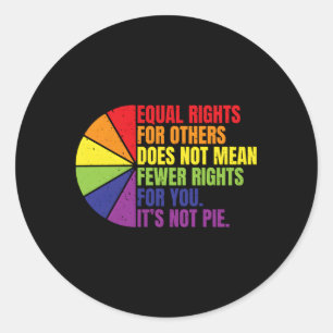 Adesivo A Igualdade De Direitos Para Outros Não Significa