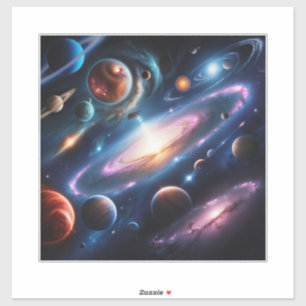 Adesivo A imagem dos planetas