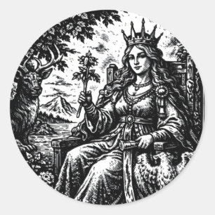 Adesivo A Imperatriz — BurnsInHell Tarot III