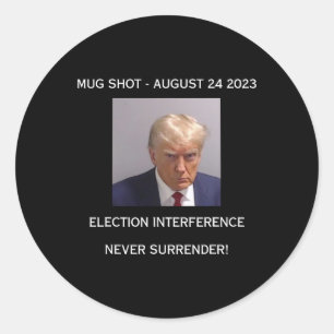Adesivo A Interferência De Eleição De Foto Nunca Se Rende!