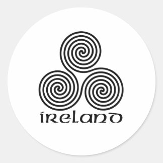 Adesivo A Irlanda e o Triplo Espiral