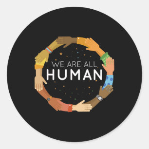 Adesivo A Justiça Racial Humana Inclui Igualdade Humana