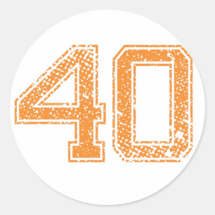 Adesivo A laranja ostenta o número 40.png de Jerzee