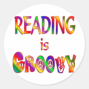 Adesivo A leitura é Groovy