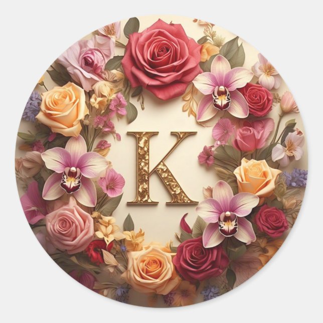 Adesivo A letra K Envelope Sticker (Frente)