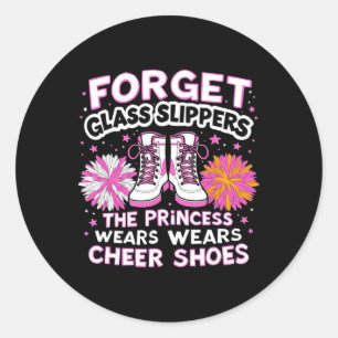 Adesivo A líder de torcida A princesa usa sapatos de torci