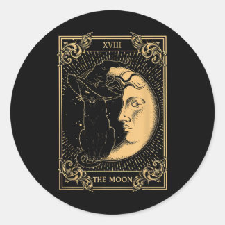Adesivo A Lua Tarot Xvii Inspirou A Bruxa Negra Hat