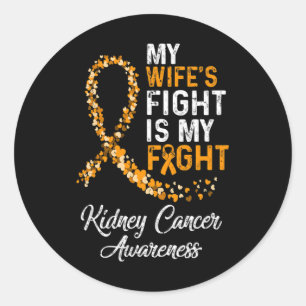 Adesivo A Luta Da Mulher É O Meu Cancer de rim De Luta