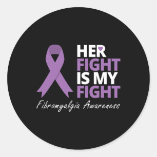 Adesivo A Luta É A Minha Luta Contra A Fibromialgia, A Fit