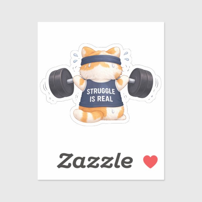 Adesivo A Luta é Real (Folha)