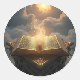 Adesivo A Luz do Conhecimento – Biblioteca Arte Clássica R