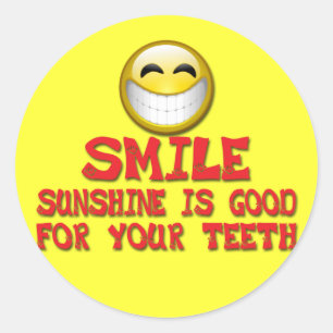 ADESIVO A LUZ DO SOL DO SORRISO É BOA PARA SEUS DENTES