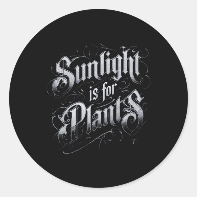 Adesivo A Luz Solar é Para as Plantas (Frente)