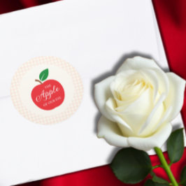 Adesivo A Maçã Do Nosso Chá de fraldas De Olhos