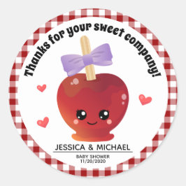 Adesivo A Maçã Do Nosso Pau-redondo Clássico