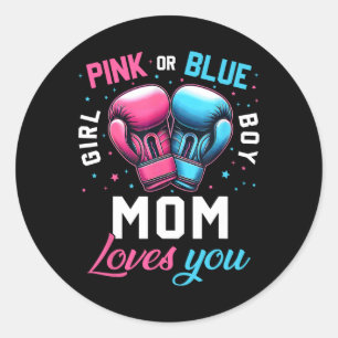 Adesivo A Mãe Rosa Ou Azul Ama-Te A Fazer Uma Revelação De