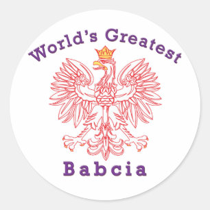 Adesivo A Maior Águia Babcia do Mundo