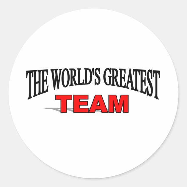 Adesivo A Maior Equipe do Mundo (Frente)