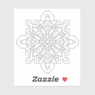 Adesivo A mandala geométrica #4 cancela