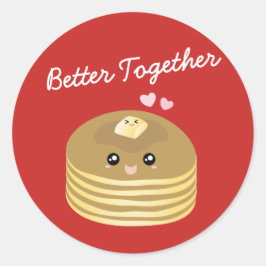 Adesivo A Manteiga Bonita Pancakes Melhor Junto Com O Food