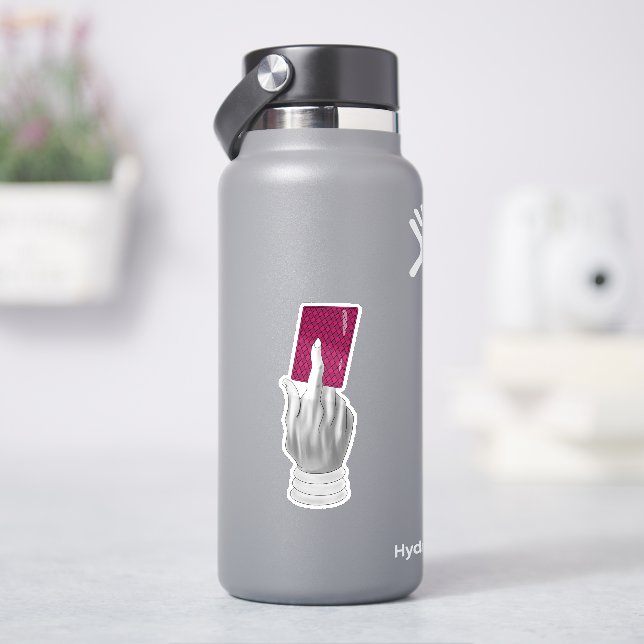 Adesivo A mão de Hisoka com cartão (HidroFlask)