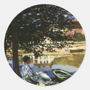 Adesivo A Margem do Sena, Bennecourt de Claude Monet