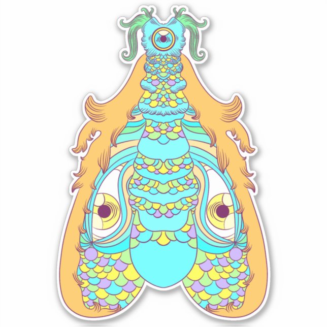 Adesivo A Mariposa que Tudo Vê (Frente)