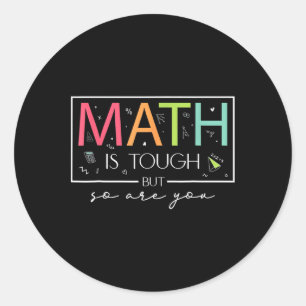 Adesivo A Matemática É Difícil Mas Você É Dura De Volta à 