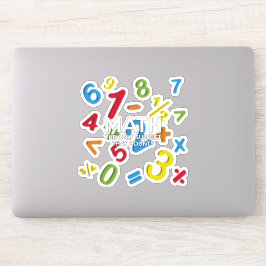 ADESIVO A MATEMÁTICA É O ÚNICO ASSUNTO QUE IMPORTA