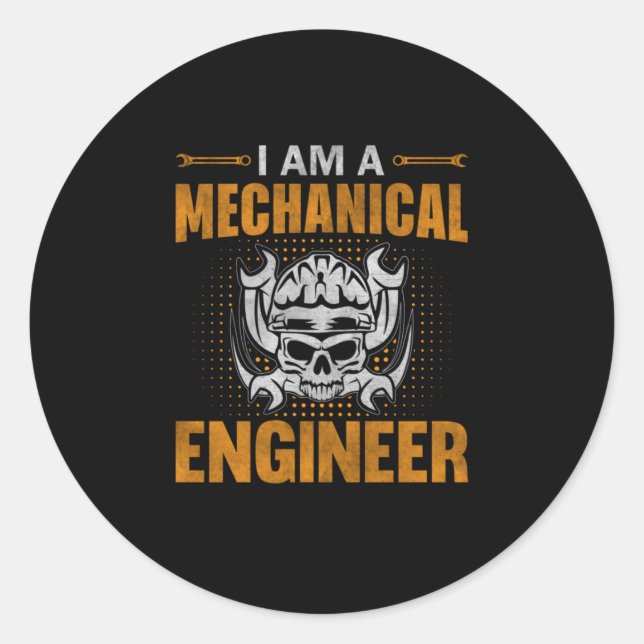Adesivo A Mechanical Engineer (Frente)