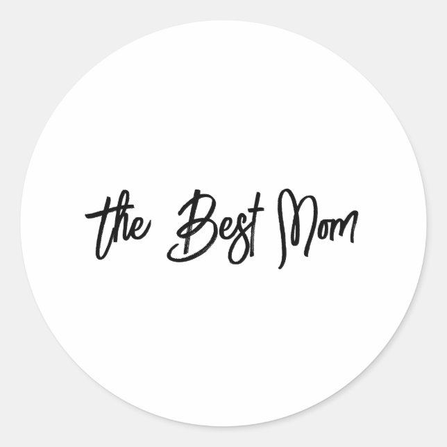Adesivo A melhor mãe (Frente)