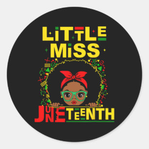 Adesivo A Menina JuneteGirl Toddler História Negra