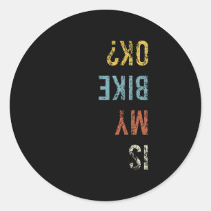 Adesivo A Minha Bicicleta Está Bem, Voltando A Ciclizar O 