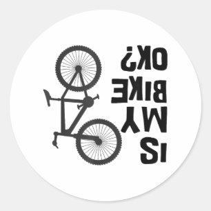 Adesivo A Minha Bicicleta Está Engraçada?