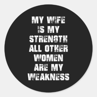 Adesivo A Minha Força É A Minha Fragilidade.