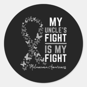 Adesivo A Minha Luta Contra O Cancer Melanoma É A Minha Lu