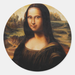 Adesivo A Mona Lisa por Leonardo da Vinci