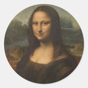 Adesivo A Mona Lisa por Leonardo da Vinci