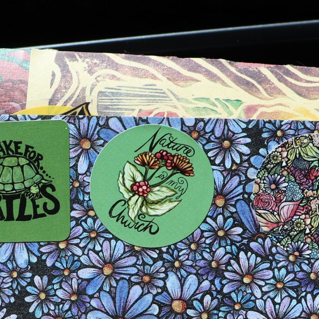 Adesivo A natureza é a minha igreja, Pagan Green Witid Art (Criador carregado)