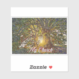 Adesivo A Natureza É Minha Igreja