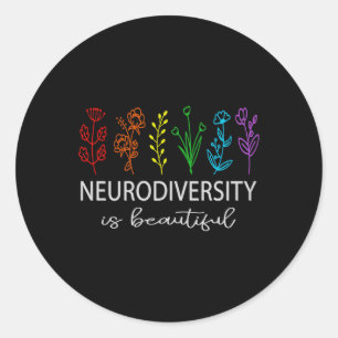 Adesivo A Neurodiversidade é um belo Autismo Sensibilizado